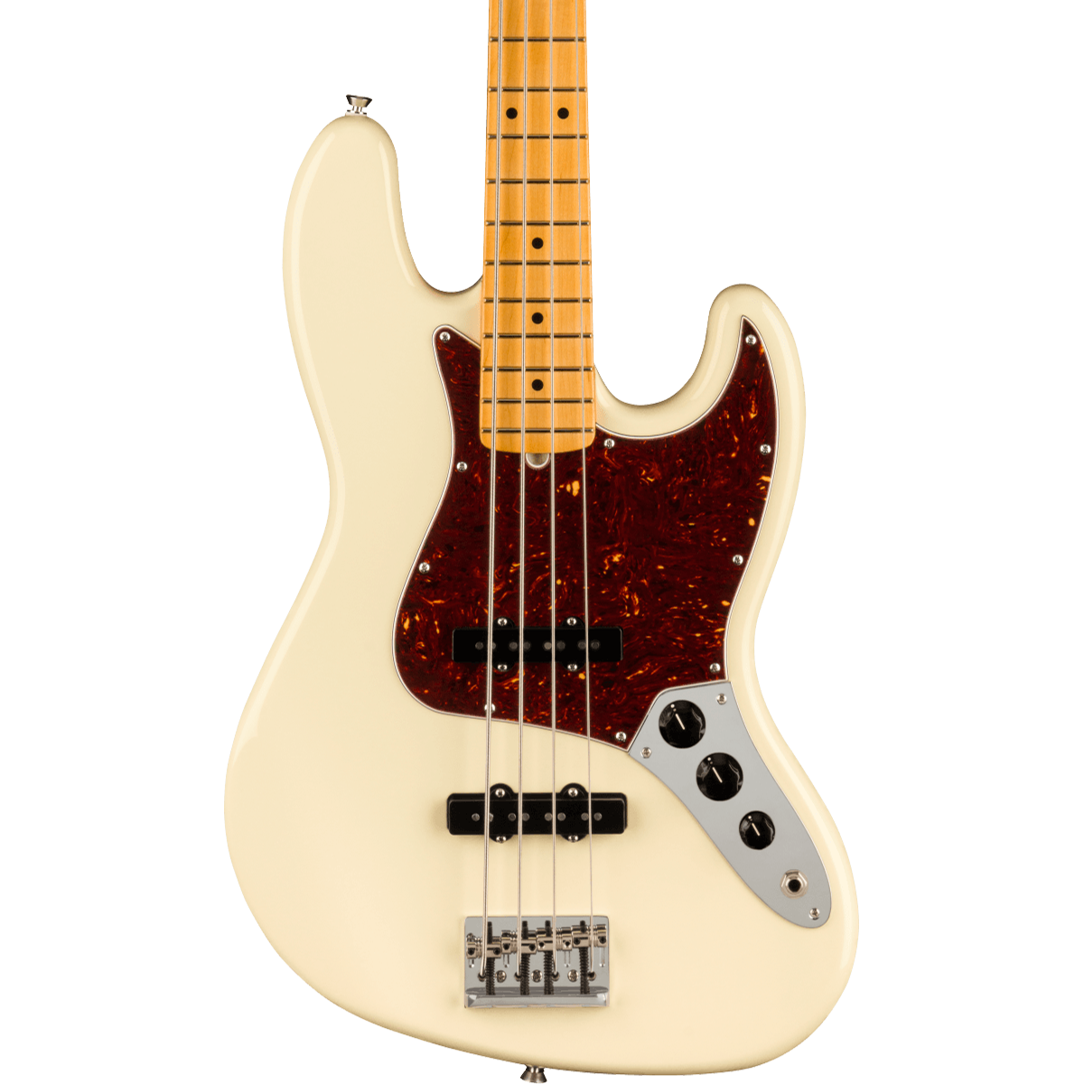 Fender American Professional II Jazz Bass - Olympic White, Maple Fretboard