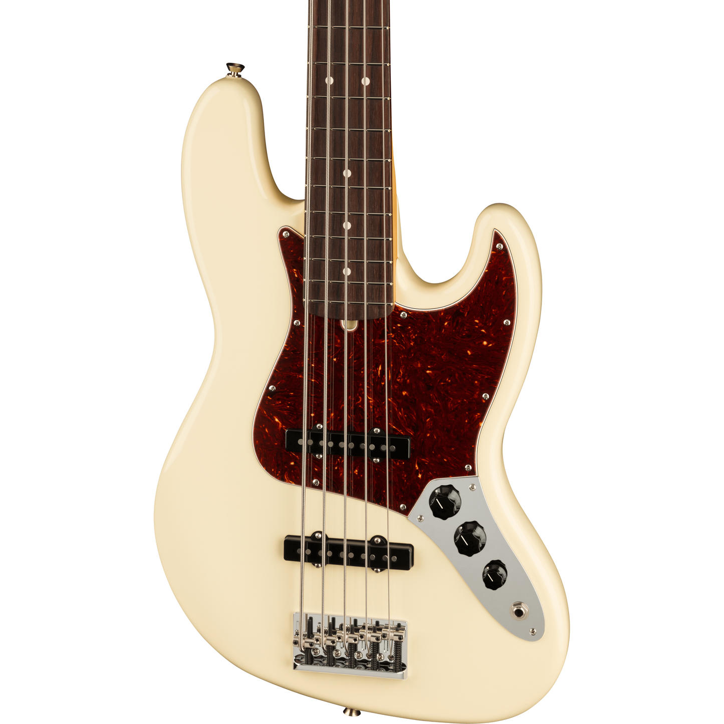 Fender American Professional II Jazz Bass V - Rosewood Fingerboard, Olympic White
