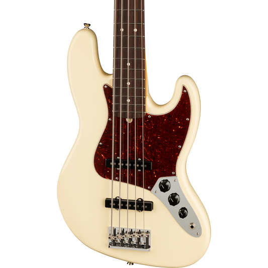 Fender American Professional II Jazz Bass V - Rosewood Fingerboard, Olympic White