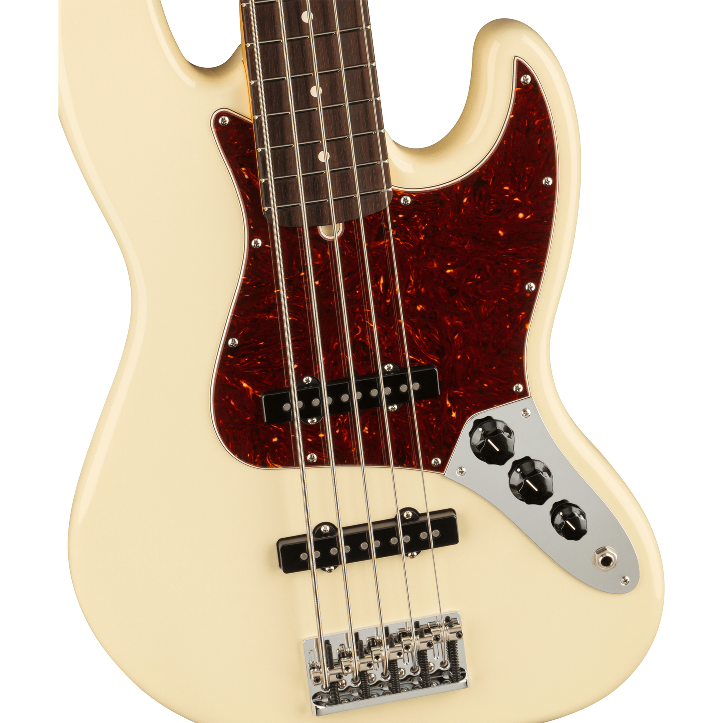Fender American Professional II Jazz Bass V - Rosewood Fingerboard, Olympic White