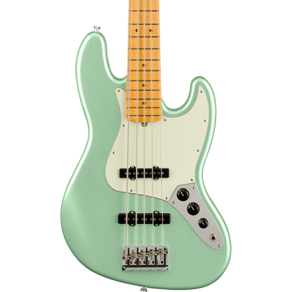 Fender American Professional II Jazz Bass V 5-String Bass - Mystic Surf Green