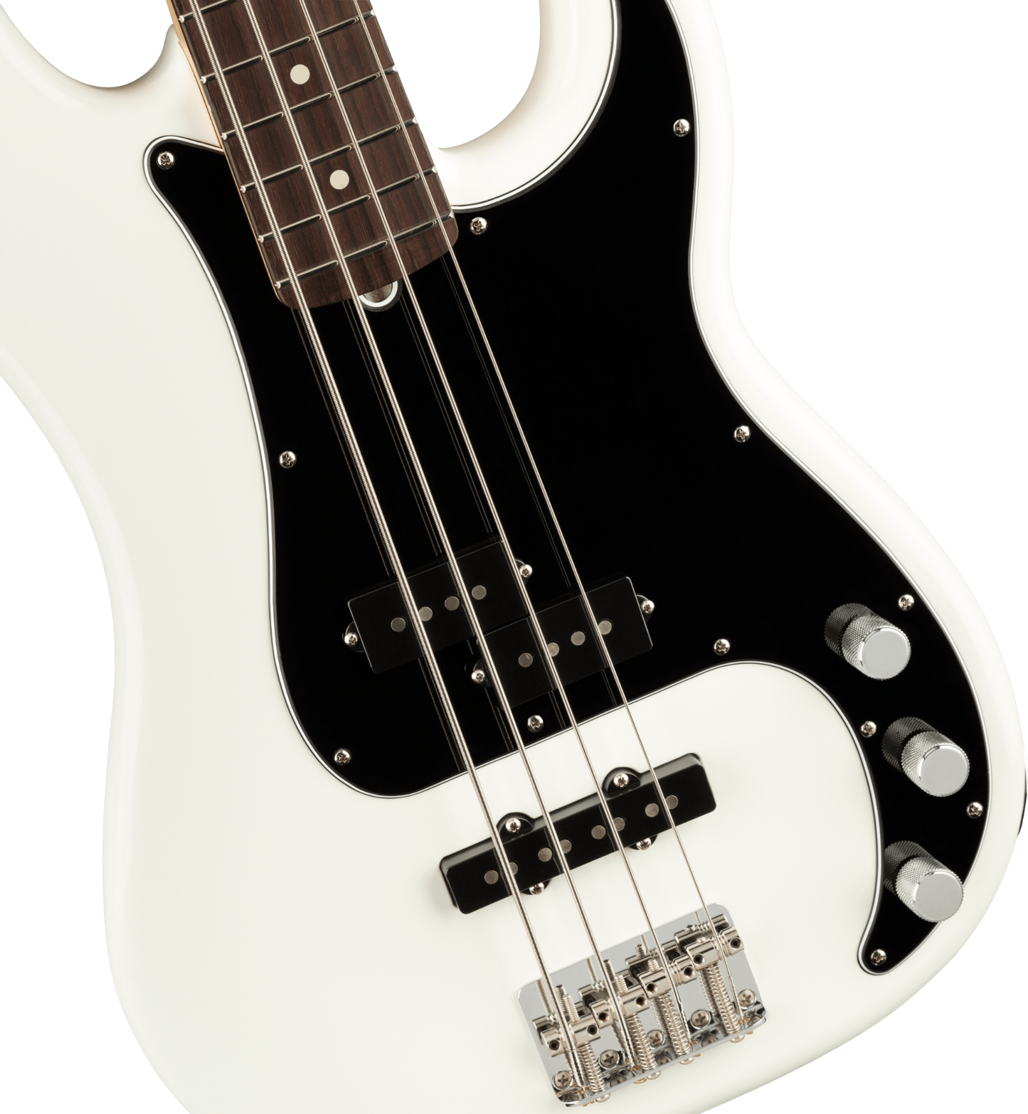 Fender American Performer Precision Bass 4 String Bass in Arctic White