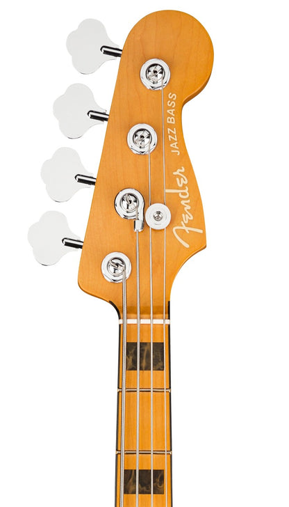 Fender American Ultra Jazz Bass 4 String Electric Bass in Texas Tea