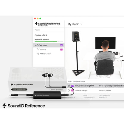 Sonarworks SoundID Reference Virtual Monitoring PRO with Binaural Measurement Microphone (EREF)