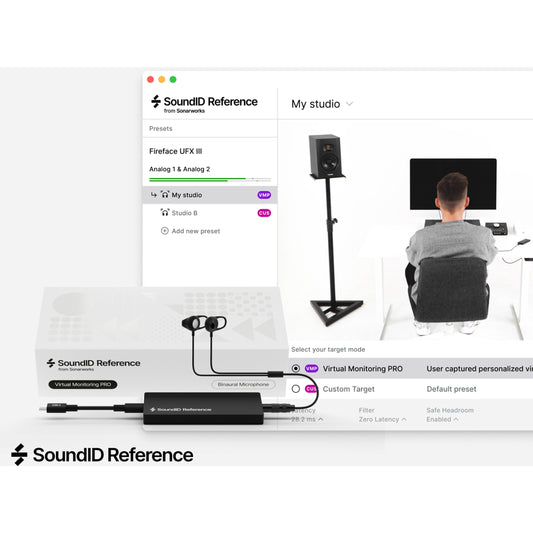 Sonarworks SoundID Reference Virtual Monitoring PRO with Binaural Measurement Microphone (EREF)