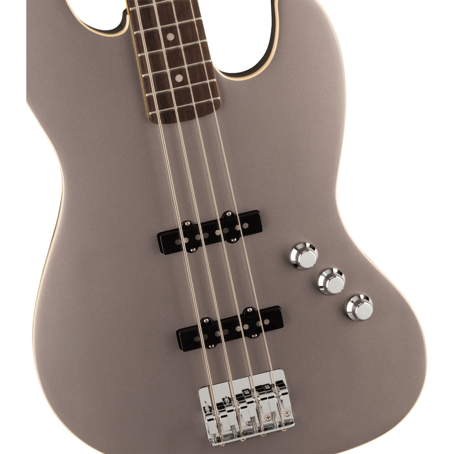Fender Aerodyne Special Jazz Bass - Rosewood Fingerboard, Dolphin Gray Metallic