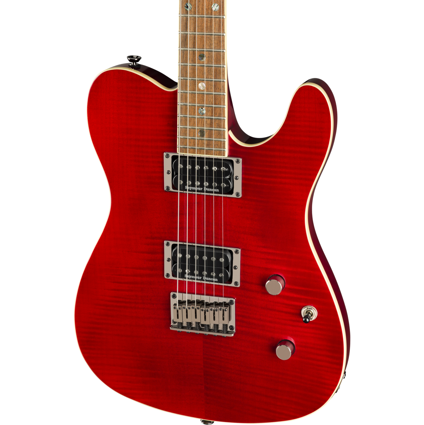 Fender Special Edition Custom Telecaster HH - Crimson Red Transparent