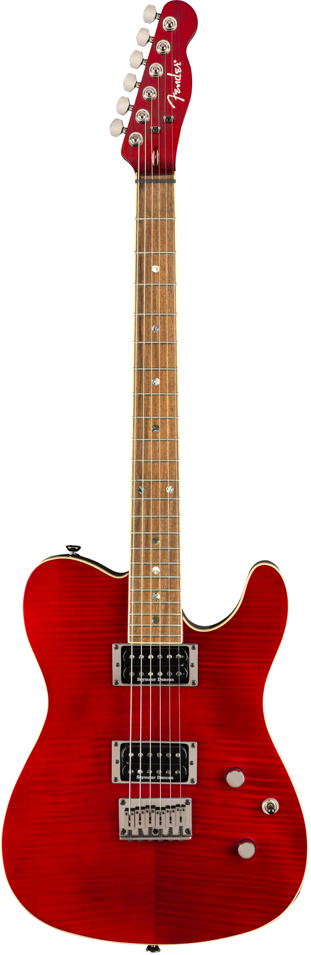 Fender Special Edition Custom Telecaster HH - Crimson Red Transparent
