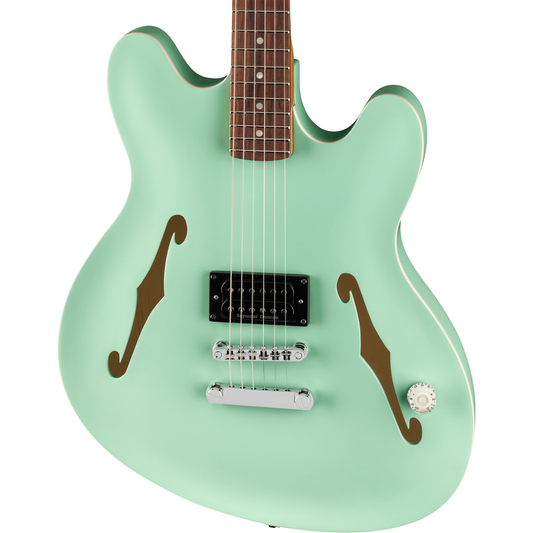 Fender Tom DeLonge Starcaster Semi-Hollow Electric Guitar - Satin Surf Green