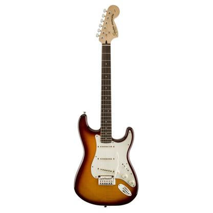 Squier Standard Stratocaster FMT Electric Guitar in Amber Sunburst