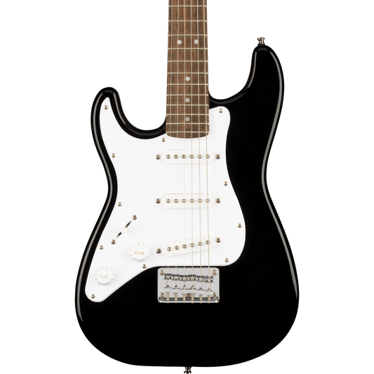 Squier Mini Strat 6 String Solid-Body Electric Guitar, Left, Black