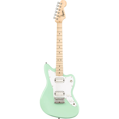 Squier Mini Jazzmaster HH Electric Guitar- Surf Green with Maple Fingerboard