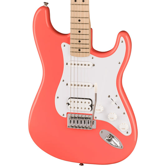 Squier Sonic Stratocaster HSS Electric Guitar - Tahitian Coral