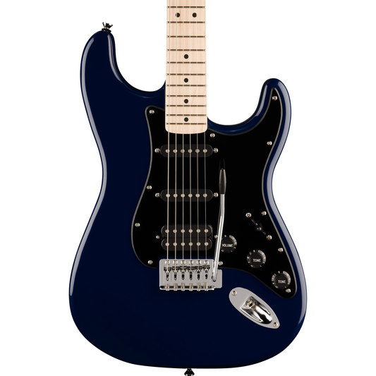 Squier Sonic Stratocaster HSS, Maple Fingerboard, Black Pickguard, Midnight Blue