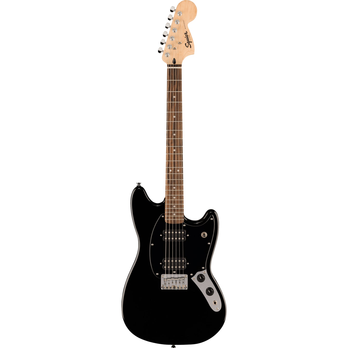 Squier Sonic Mustang HH Guitar - Laurel Fingerboard, Black Pickguard, Black