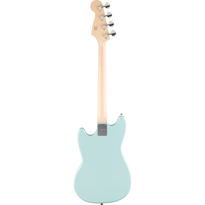 Squier Sonic Bronco Bass - Laurel Fingerboard, White Pickguard, Daphne Blue