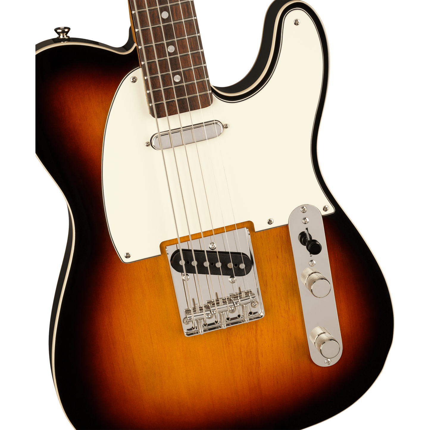 Fender Classic Vibe Baritone Custom Telecaster Electric Guitar, Sunburst