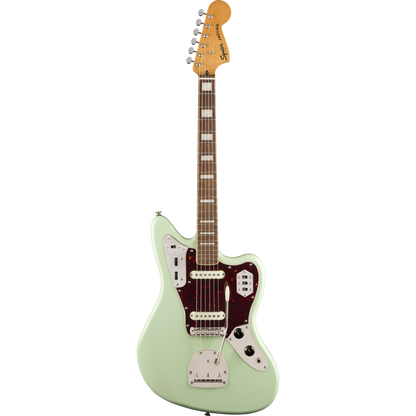 Squier Classic Vibe 70's Jaguar Electric Guitar, Indian Laurel, Surf Green