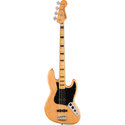 Squier by Fender Classic Vibe 70's Jazz Bass Guitar - Maple - Natural