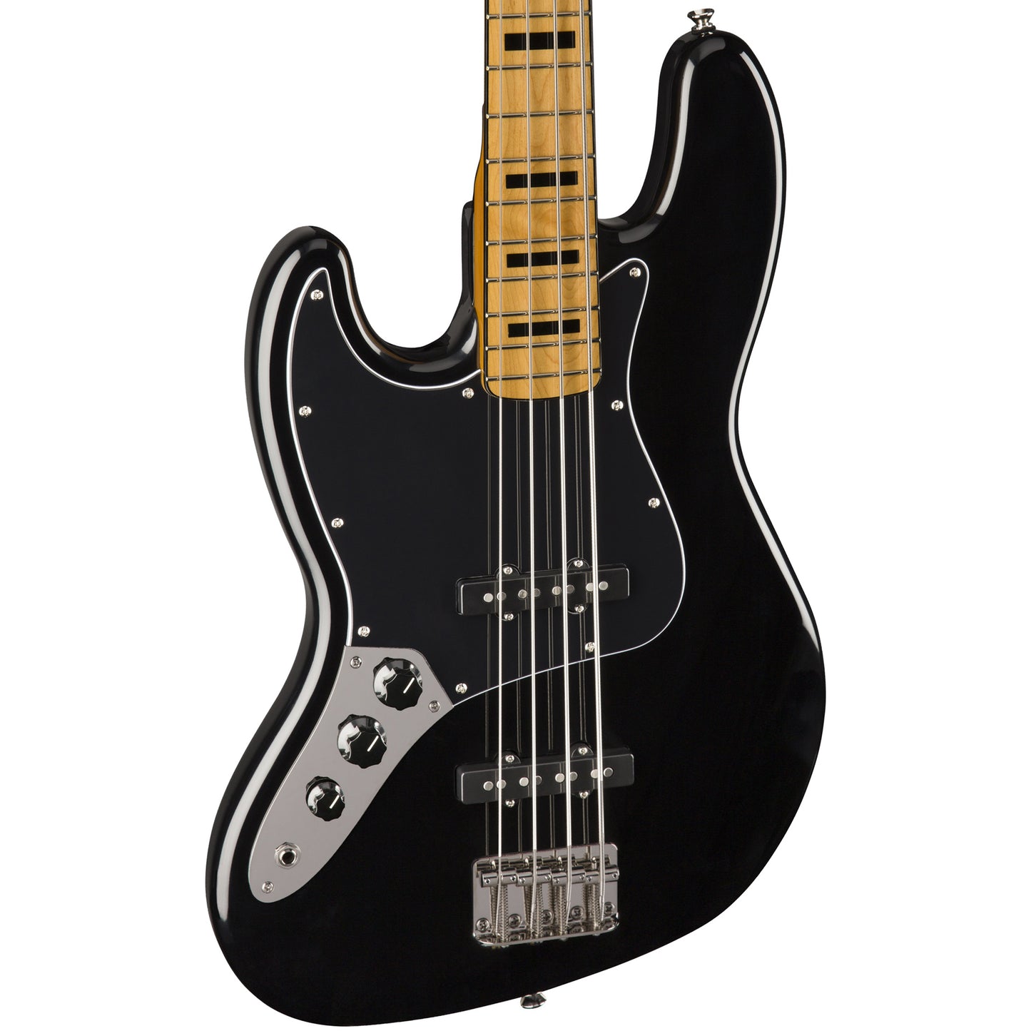 Squier Classic Vibe '70s Jazz Bass Guitar - Maple Fingerboard, Black