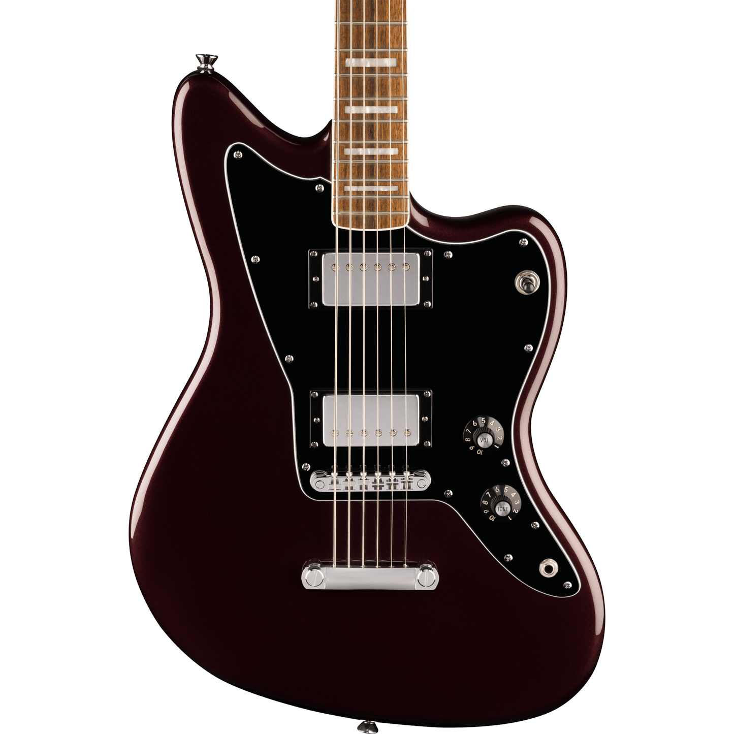 Squier Paranormal Baritone Jazzmaster HH - Oxblood