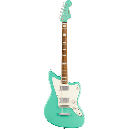 Squier Paranormal Baritone Jazzmaster HH - Laurel Fingerboard, Parchment Pickguard, Sea Foam Green