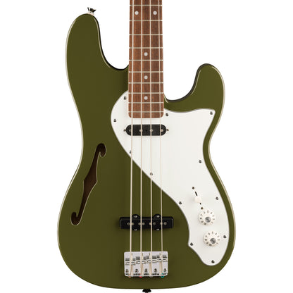Squier Paranormal Precision Bass Thinline SJ - Laurel Fingerboard, Olive