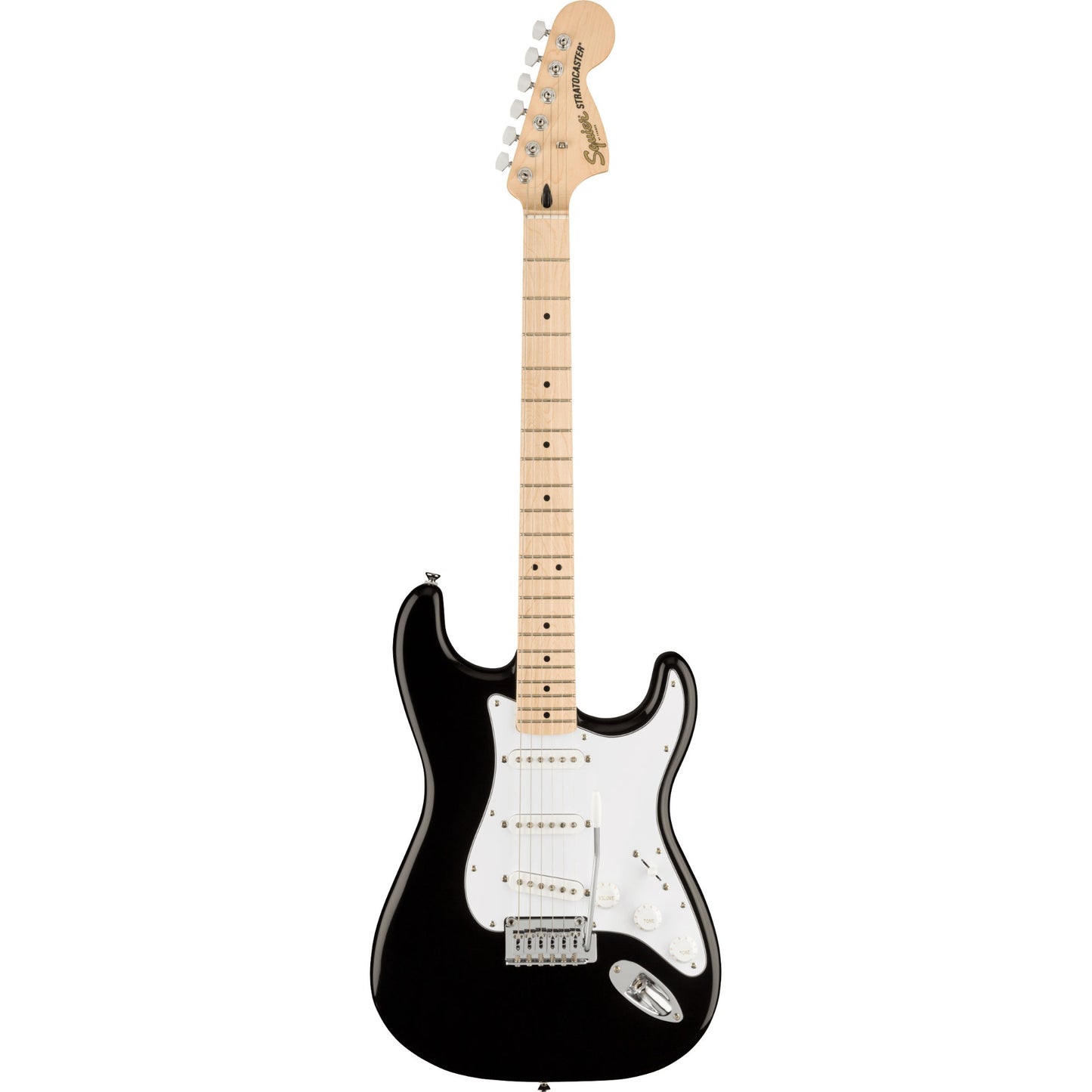 Squier Affinity Series Stratocaster Electric Guitar, Black