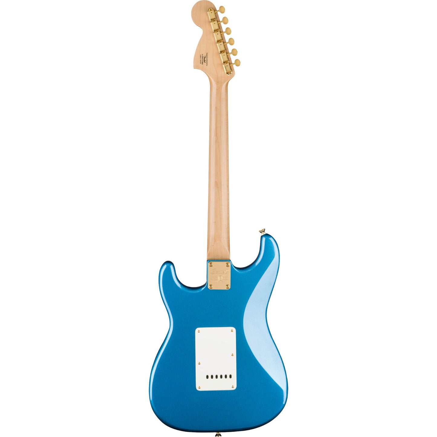 Squier 40th Anniversary Strat, Gold Edition, Lake Placid Blue