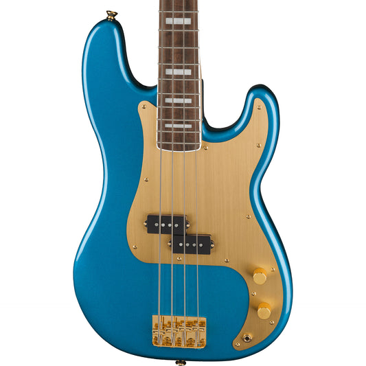 Squier 40th Anniversary Precision Bass, Gold Edition, Lake Placid Blue