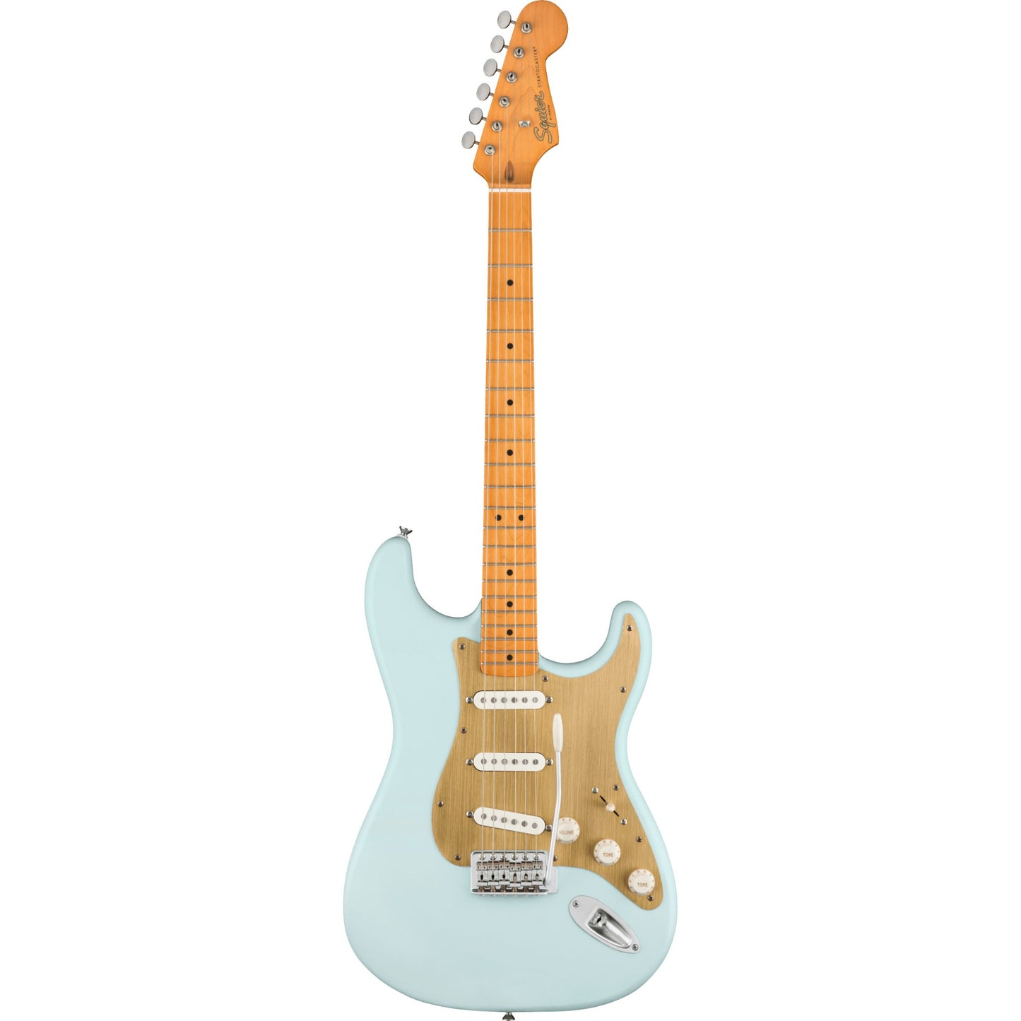 Squier 40th Anniversary Stratocaster, Vintage Edition, Satin Sonic Blue