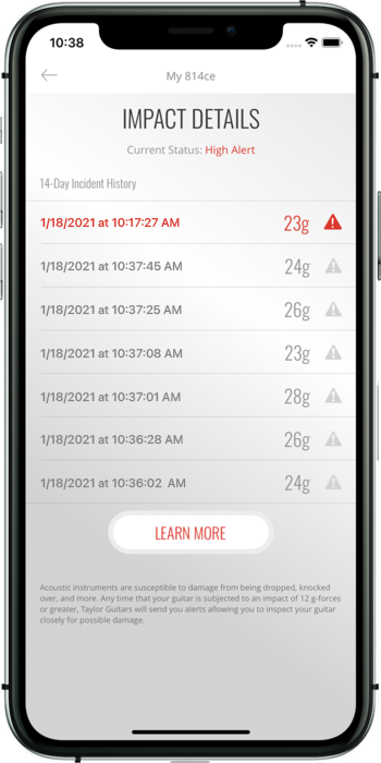 Taylor TaylorSense Battery Box and Mobile App Alto Music