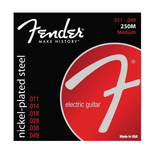 Fender 250M .11-.49 Nickel Plated Steel Electric Guitar Strings