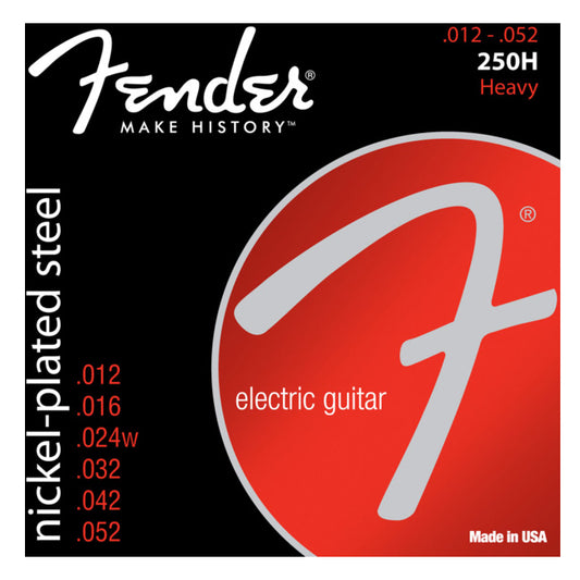 Fender 0730250409 250H 12-52 Nickel Plated Steel Electric Guitar Strings