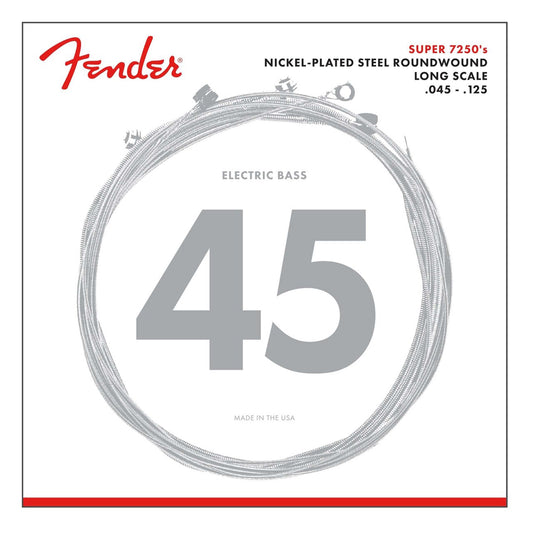 Fender 7250 Nickel-Plated Steel Roundwound V Bass Guitar Strings