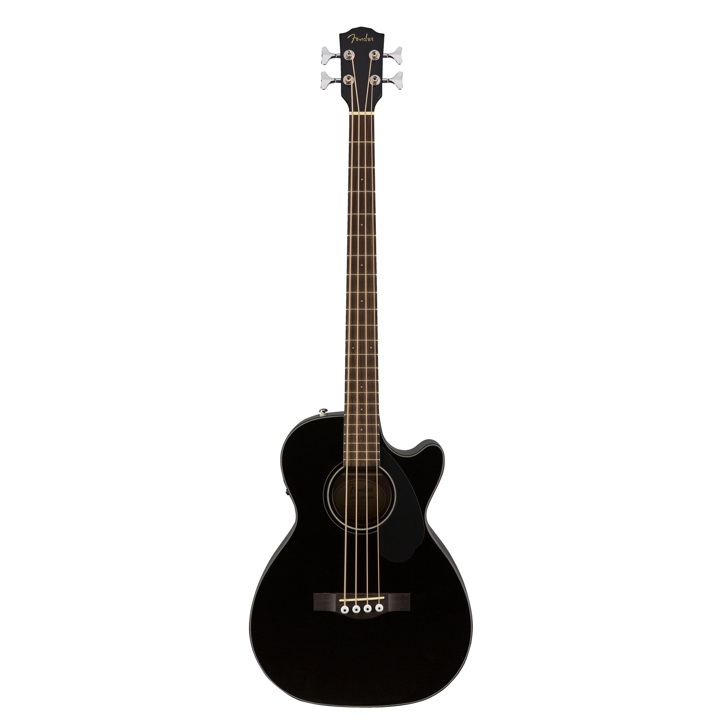 Fender CB60SCE 4 String Acoustic Electric Bass Guitar in Black