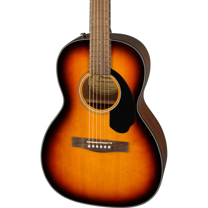 Fender CP-60S Parlor Acoustic Guitar - Walnut Fingerboard, Sunburst