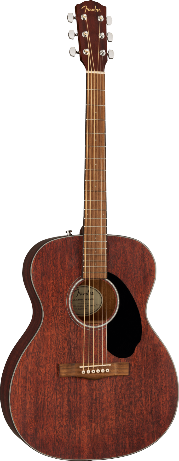 Fender CC-60S All-Mahogany Concert - Walnut Fingerboard, Natural