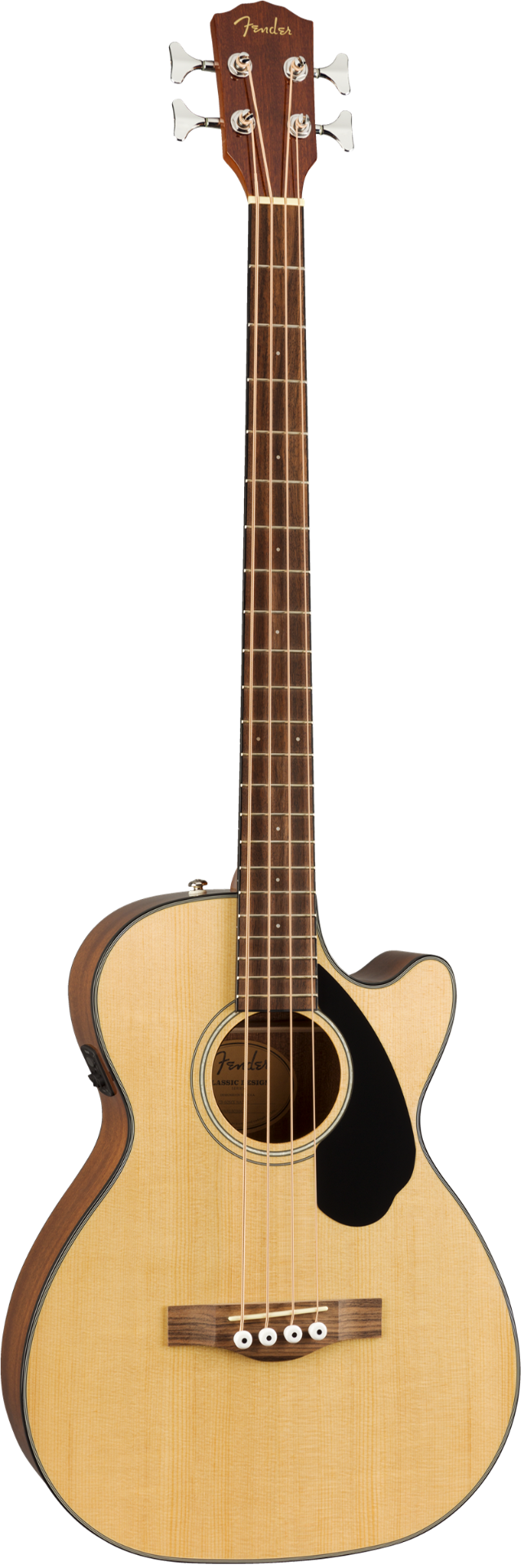 Fender CB60SCE Acoustic Electric Bass - Natural