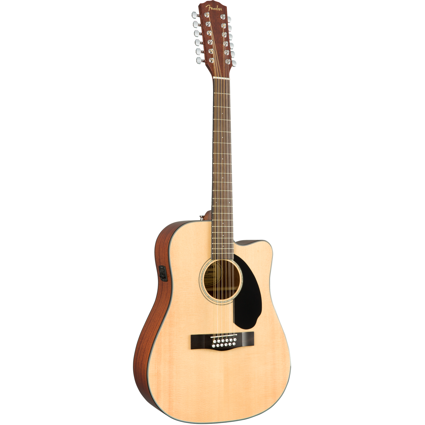 Fender CD-60SCE Dreadnought 12-String Acoustic Electric Guitar - Natural