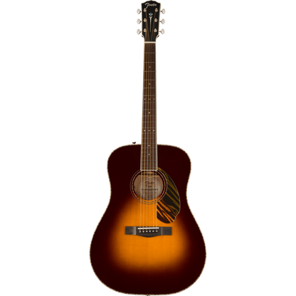 Fender PD-220E Dreadnought Acoustic Guitar - 3-Tone Vintage Sunburst