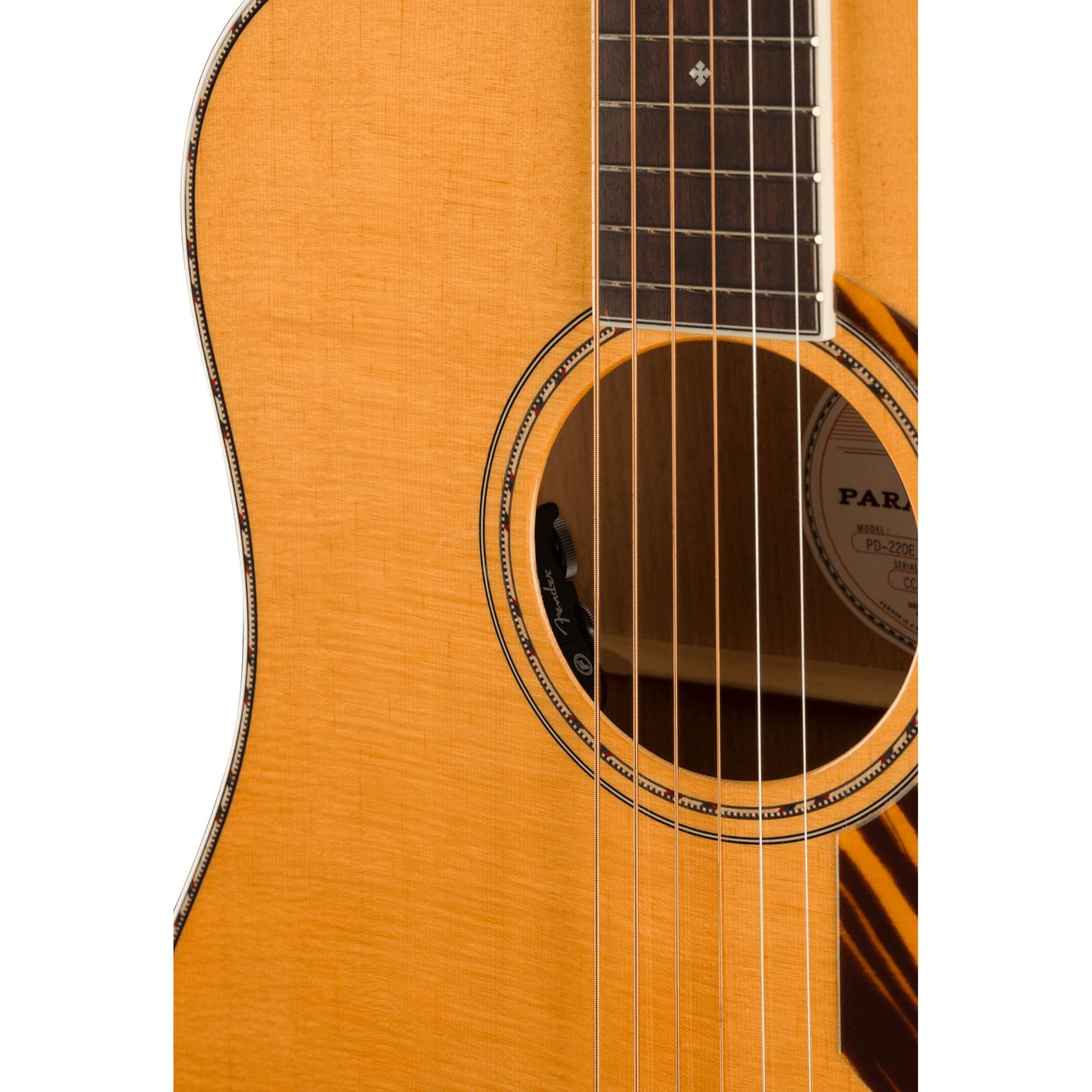 Fender PD-220E Dreadnought Acoustic Guitar - Natural