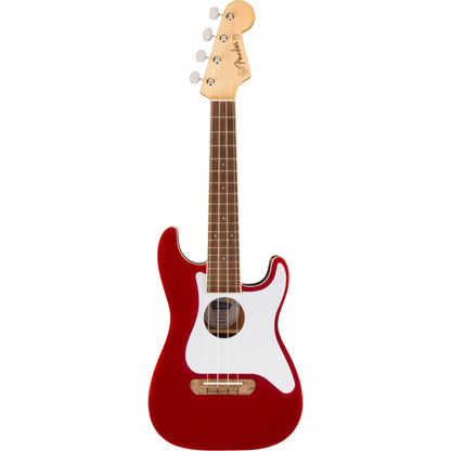 Fender Fullerton Strat Ukulele - Candy Apple Red, Walnut Fingerboard