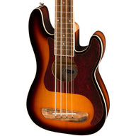 Fender Fullerton Precision Bass Ukulele - Walnut Fingerboard, 3-Color Sunburst