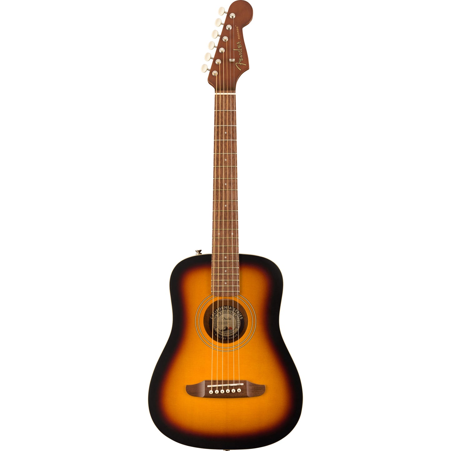 Fender Redondo Mini Acoustic Guitar, Sunburst