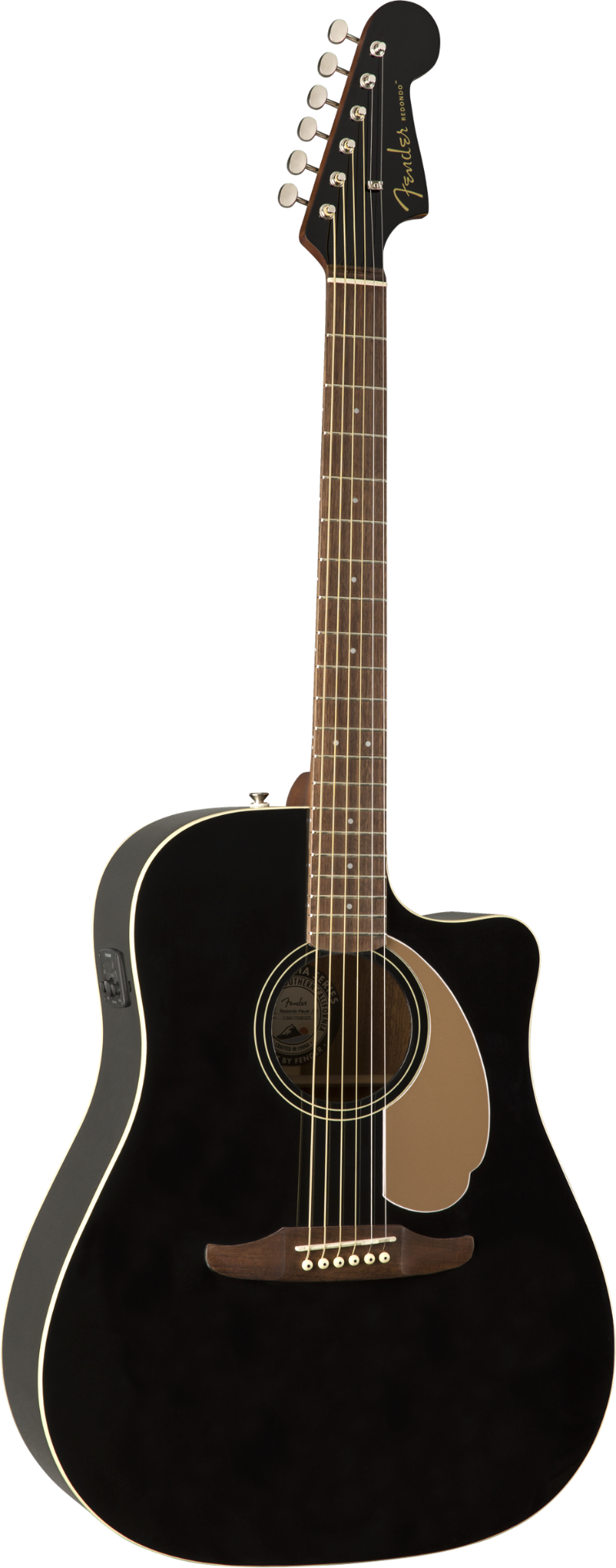 Fender Redondo Player - California Series Acoustic Guitar - Jetty Black