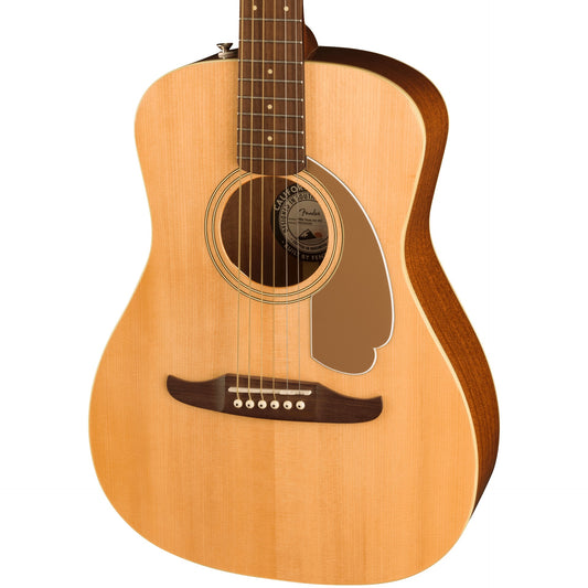 Fender Malibu Player Acoustic Electric Guitar - Natural, Walnut Fingerboard