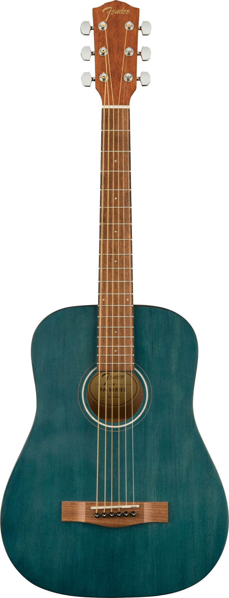 Fender FA-15 3/4 Steel String Acoustic Guitar in Blue