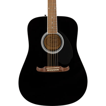 Fender FA-125 Dreadnought Acoustic Guitar - Walnut Fingerboard, Black