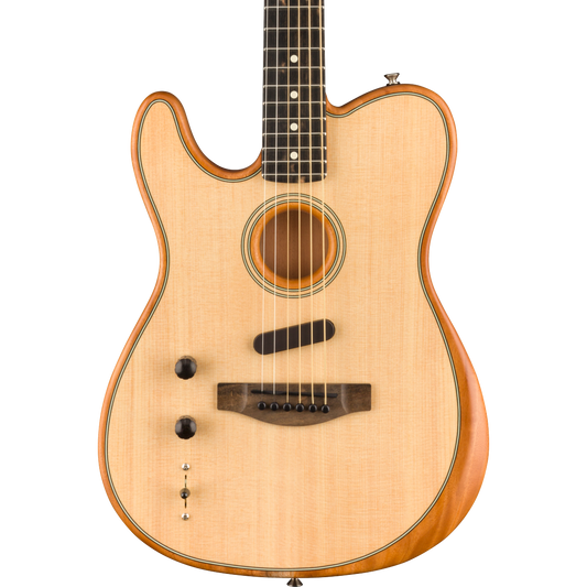 Fender American Acoustasonic Tele Left Handed Acoustic Electric Hybrid Guitar